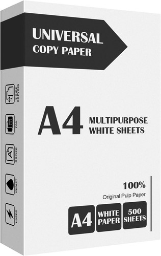 Copy paper packs of 500 - a4,