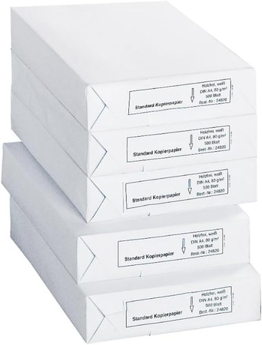 Copy paper 80gsm white 2500 - a4,